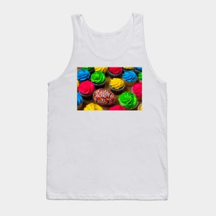 Hand Painted Egg And Cupcakes Tank Top